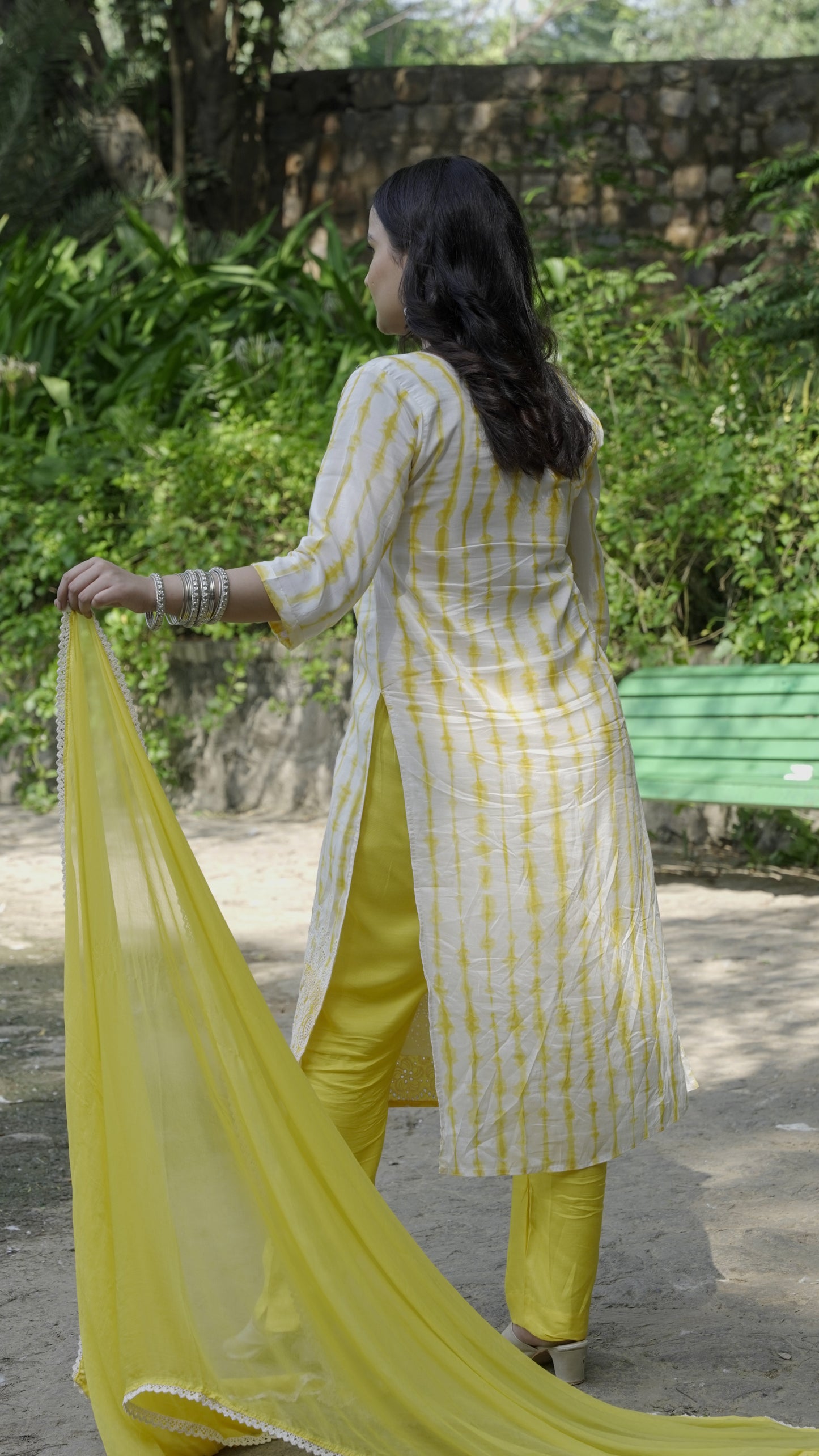 Sunkissed Yellow Cotton Suit