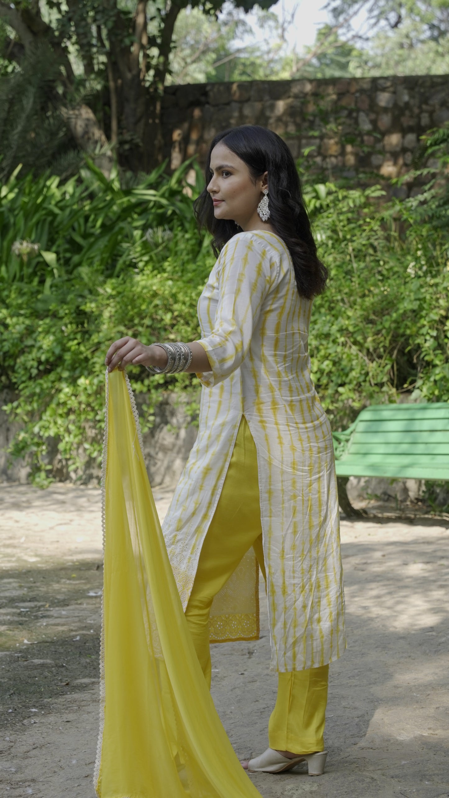 Sunkissed Yellow Cotton Suit